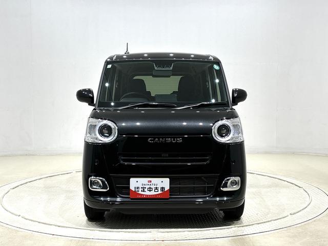 ムーヴキャンバスセオリーG バックモニター対応カメラ シートヒーターLEDオートライト・フォグランプ 電動パーキングブレーキ プッシュボタンスタート セキュリティアラーム バックカメラ 両側パワースライドドアウエルカムオープン機能 オート電動格納式ドアミラー(広島県)の中古車