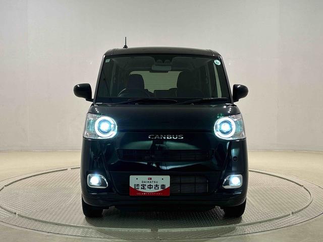 ムーヴキャンバスセオリーG バックモニター対応カメラ シートヒーターLEDオートライト・フォグランプ 電動パーキングブレーキ プッシュボタンスタート セキュリティアラーム バックカメラ 両側パワースライドドアウエルカムオープン機能 オート電動格納式ドアミラー(広島県)の中古車