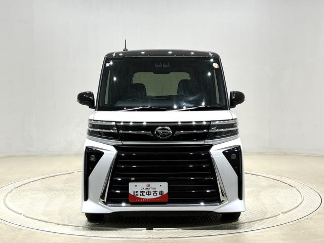 タントカスタムX バックカメラ付き コーナーセンサー付きLEDオートライト パワースライドドアウェルカムオープン機能 電動パーキングブレーキ 運転席助手席シートヒーター アルミホイール キーフリーシステム オート電動格納式ドアミラー(広島県)の中古車