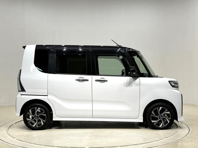タントカスタムX バックカメラ付き コーナーセンサー付きLEDオートライト パワースライドドアウェルカムオープン機能 電動パーキングブレーキ 運転席助手席シートヒーター アルミホイール キーフリーシステム オート電動格納式ドアミラー(広島県)の中古車