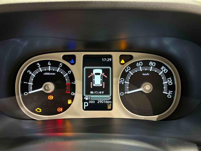 ムーヴキャンバスストライプスＧターボＬＥＤオートライト・フォグランプ　電動パーキングブレーキ　プッシュボタンスタート　セキュリティアラーム　バックカメラ　両側パワースライドドアウエルカムオープン機能　オート電動格納式ドアミラー（広島県）の中古車