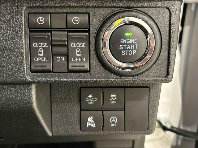 ムーヴキャンバスストライプスＧターボＬＥＤオートライト・フォグランプ　電動パーキングブレーキ　プッシュボタンスタート　セキュリティアラーム　バックカメラ　両側パワースライドドアウエルカムオープン機能　オート電動格納式ドアミラー（広島県）の中古車