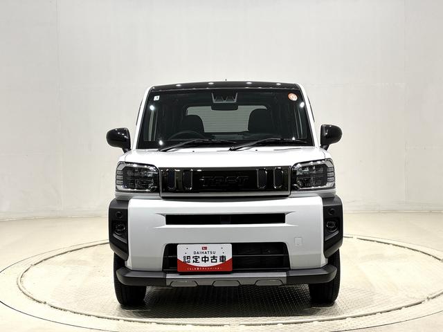 タフトG ダーククロムベンチャースカイフィールトップ ダークメッキパック シルバーアンダーガーニッシュ インテリアアクセント LEDオートライト&フォグランプ 電動パーキングブレーキ バックカメラ アルミホイール(広島県)の中古車