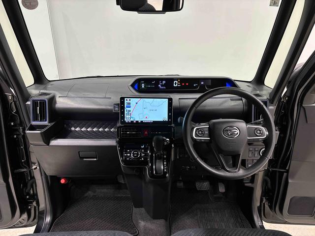 タントカスタムＲＳナビ　バックモニター　ＬＥＤオートライト　パワースライドドアウェルカムオープン機能　オート電動格納式ドアミラー　助手席ロングスライド　助手席イージークローザー　アルミホイールキー　フリーシステム（広島県）の中古車