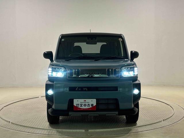 タフトＧターボ　ダーククロムベンチャー　バックカメラ付スカイフィールトップ　クロムパック　メッキパック　シルバーアンダーガーニッシュ　インテリアアクセント　ＬＥＤオートハイビーム＆フォグランプ　電動パーキングブレーキ　バックカメラ　アルミホイール（広島県）の中古車