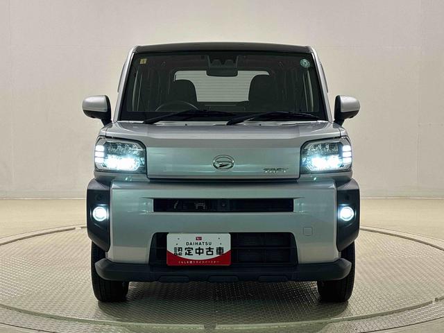 タフトＧターボ　７インチフルセグナビ　全周囲カメラ　ドラレコ付ＥＴＣ　オーディオ操作用ステアリングスイッチ　アダプティブルクルーズコントロール　ＳＲＳサイドエアバッグ　オートホールド機能付き電動パーキングブレーキ　ＬＥＤヘッドライト　ＬＥＤフォグランプ（広島県）の中古車