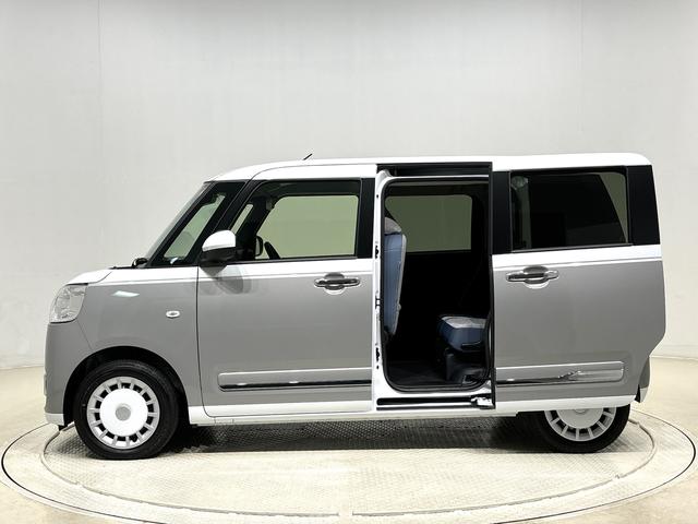 ムーヴキャンバスストライプスG 未走行車 R7年式 LEDヘッドライト未走行車/R7年式/契約後点検整備付き/メーカー保証あり(保証継承)/延長保証追加できます/LEDヘッドライト/両側パワースライドドア/プッシュボタンスタート(広島県)の中古車