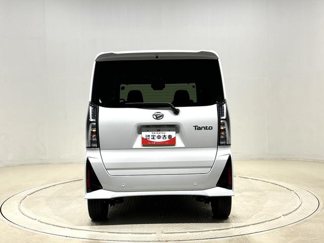 タントカスタムＲＳ　コーナーセンサー　シートバックテーブルＬＥＤオートライト　パワースライドドアウェルカムオープン機能　電動パーキングブレーキ　運転席助手席シートヒーター　アルミホイール　キーフリーシステム　　オート電動格納式ドアミラー（広島県）の中古車