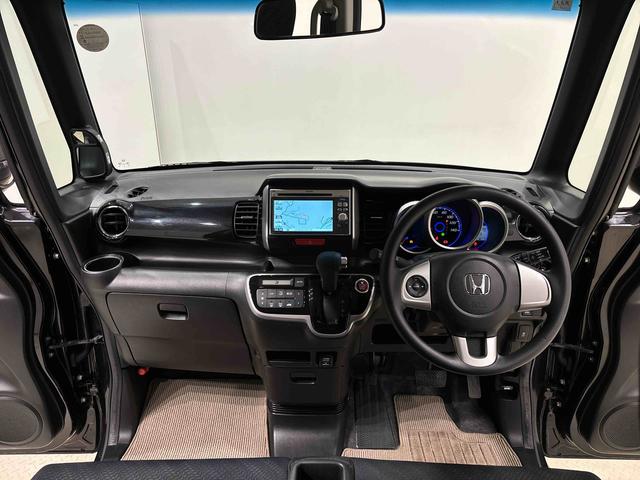 Ｎ−ＢＯＸカスタムＧ・Ｌパッケージ　カーナビゲーション　バックモニターオートエアコン　助手席側後席パワースライドドア　ターンランプ付き電動格納式ドアミラー　オートライト　プッシュボタンスタート　トップシェイドガラス　セキュリティーアラーム　キーフリーシステム（広島県）の中古車