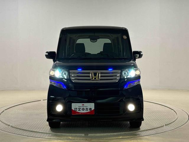 Ｎ−ＢＯＸカスタムＧ・Ｌパッケージ　カーナビゲーション　バックモニターオートエアコン　助手席側後席パワースライドドア　ターンランプ付き電動格納式ドアミラー　オートライト　プッシュボタンスタート　トップシェイドガラス　セキュリティーアラーム　キーフリーシステム（広島県）の中古車