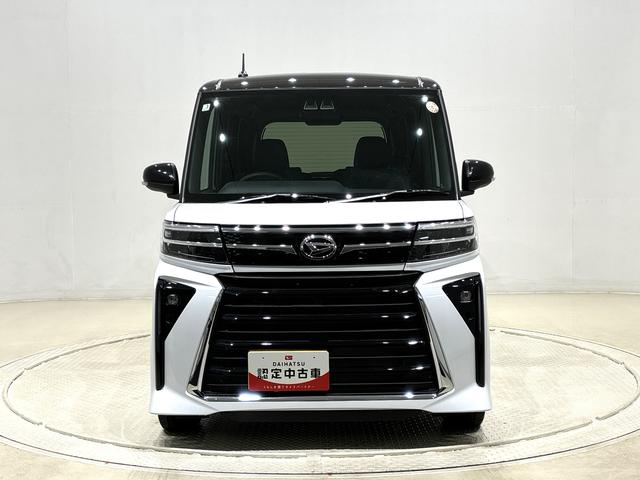 タントカスタムＲＳ　ターボ　シートヒーター　両側電動スライドドア未走行車／Ｒ７年式／契約後点検整備付き／メーカー保証あり（保証継承）／延長保証追加できます／ＬＥＤオートライト／パワースライドドアウェルカムオープン機能／助手席イージークローザー（広島県）の中古車