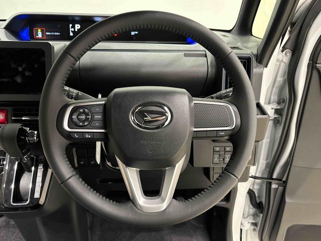 タントカスタムＲＳ　ターボ　シートヒーター　両側電動スライドドア未走行車／Ｒ７年式／契約後点検整備付き／メーカー保証あり（保証継承）／延長保証追加できます／ＬＥＤオートライト／パワースライドドアウェルカムオープン機能／助手席イージークローザー（広島県）の中古車