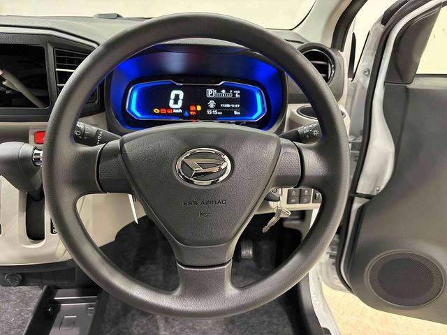 ミライースＸ　ＳＡIIIＬＥＤヘッドランプ　セキュリティアラーム　コーナーセンサー　１４インチフルホイールキャップ　キーレスエントリー　電動格納式ドアミラー　ショツピングフック　マニュアルエアコン（広島県）の中古車