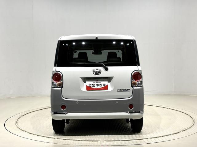 ムーヴキャンバスＧメイクアップＶＳ　ＳＡIII　　納車前点検ありＬＥＤヘッドランプ・フォグランプ　置き楽ボックス　オートライト　プッシュボタンスタート　セキュリティアラーム　パノラマモニター対応カメラ　両側パワースライドドア（広島県）の中古車