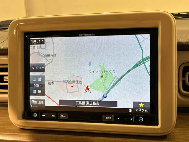アルトラパンＸ　ナビゲーション　バックカメラ　運転席シートヒーター衝突被害軽減ブレーキ　オートライト　ＥＴＣ車載器（広島県）の中古車