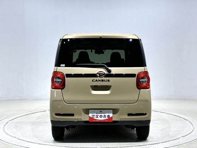 ムーヴキャンバスセオリーＧＬＥＤオートライト・フォグランプ　電動パーキングブレーキ　プッシュボタンスタート　セキュリティアラーム　バックカメラ　両側パワースライドドアウエルカムオープン機能　オート電動格納式ドアミラー（広島県）の中古車