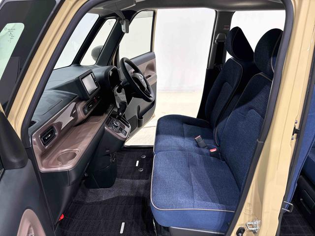 ムーヴキャンバスセオリーＧＬＥＤオートライト・フォグランプ　電動パーキングブレーキ　プッシュボタンスタート　セキュリティアラーム　バックカメラ　両側パワースライドドアウエルカムオープン機能　オート電動格納式ドアミラー（広島県）の中古車