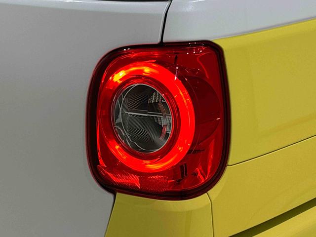 ムーヴキャンバスストライプスＧ　バックモニター対応　電動パーキングブレーキＬＥＤオートライト・フォグランプ　電動パーキングブレーキ　プッシュボタンスタート　セキュリティアラーム　バックカメラ　両側パワースライドドアウエルカムオープン機能　オート電動格納式ドアミラー（広島県）の中古車