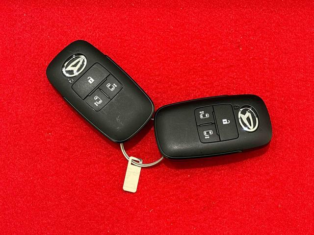 ムーヴキャンバスストライプスＧ　バックモニター対応　電動パーキングブレーキＬＥＤオートライト・フォグランプ　電動パーキングブレーキ　プッシュボタンスタート　セキュリティアラーム　バックカメラ　両側パワースライドドアウエルカムオープン機能　オート電動格納式ドアミラー（広島県）の中古車