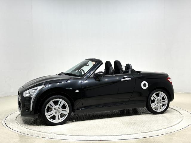 コペンローブ　ＭＴ電動開閉式ルーフ　ＬＥＤヘッドランプ　ハロゲンフォグランプ　　１６インチタイヤ＆アルミホイール　プッシュボタンスタート　セキュリティアラーム　スタビライザー（フロント・リヤ）（広島県）の中古車