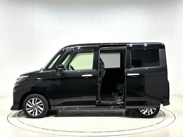 トールカスタムG カーナビ パノラマカメラ ドライブレコーダーLEDヘッドランプ・フォグランプ 15インチアルミホイール オートライト プッシュボタンスタート クルーズコントロール コーナーセンサー パワースライドドア キーフリーシステム(広島県)の中古車