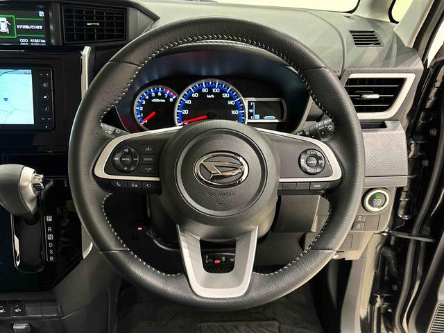 トールカスタムG カーナビ パノラマカメラ ドライブレコーダーLEDヘッドランプ・フォグランプ 15インチアルミホイール オートライト プッシュボタンスタート クルーズコントロール コーナーセンサー パワースライドドア キーフリーシステム(広島県)の中古車