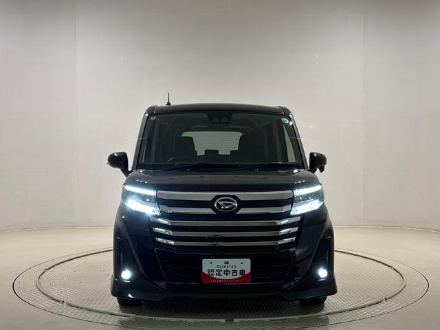 トールカスタムGLEDヘッドランプ・フォグランプ 14インチアルミホイール オートライト プッシュボタンスタート クルーズコントロール コーナーセンサー パワースライドドア キーフリーシステム(広島県)の中古車