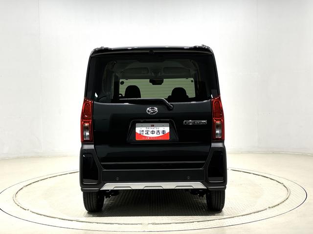 タントファンクロスターボ　　運転席・助手席シートヒーター純正ナビ装着用アップグレードパック　電動パーキングブレーキ　オートブレーキホールド機能　本革巻ステアリングホイール　１５インチアルミホイール　格納式リヤドアサンシェード　キーフリーシステム（広島県）の中古車