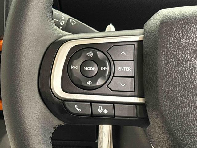 タントファンクロスターボ　　運転席・助手席シートヒーター純正ナビ装着用アップグレードパック　電動パーキングブレーキ　オートブレーキホールド機能　本革巻ステアリングホイール　１５インチアルミホイール　格納式リヤドアサンシェード　キーフリーシステム（広島県）の中古車