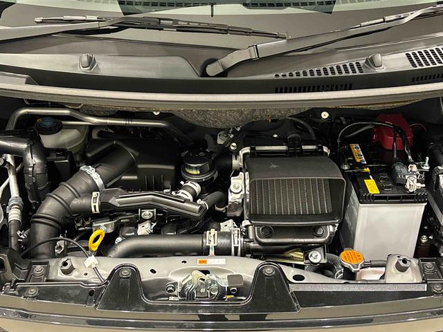 タントファンクロスターボ　　運転席・助手席シートヒーター純正ナビ装着用アップグレードパック　電動パーキングブレーキ　オートブレーキホールド機能　本革巻ステアリングホイール　１５インチアルミホイール　格納式リヤドアサンシェード　キーフリーシステム（広島県）の中古車