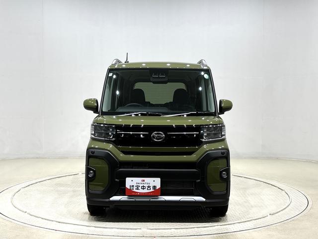 タントファンクロスターボ バックモニター対応カメラLEDオートライト パワースライドドアウェルカムオープン機能 電動パーキングブレーキ 運転席助手席シートヒーター アルミホイール キーフリーシステム オート電動格納式ドアミラー(広島県)の中古車