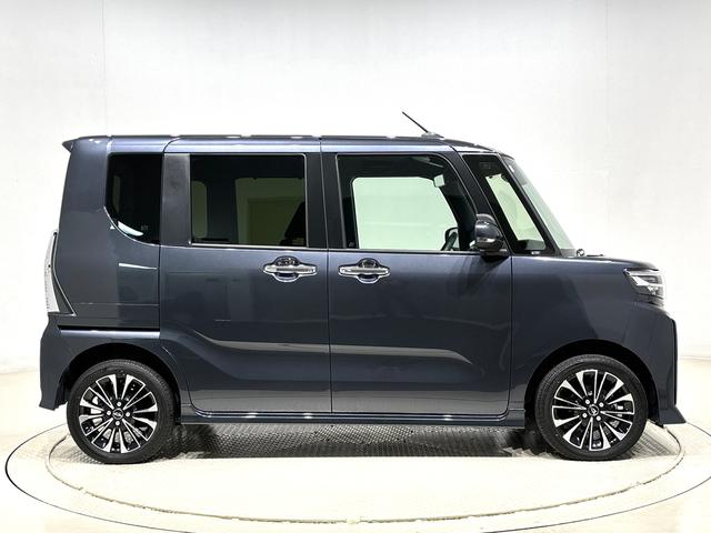 タントカスタムＲＳ　ウエルカムオープン機能付きパワースライドドアキーフリーシステム　ＬＥＤオートライト　ＬＥＤフォグランプ　オート電動格納式ドアミラー　助手席ロングスライド　助手席イージークローザー　運転席助手席シートヒーター　アルミホイール　バックカメラ（広島県）の中古車