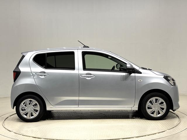 ミライースＸ　ＳＡIIIＬＥＤヘッドランプ　セキュリティアラーム　コーナーセンサー　１４インチフルホイールキャップ　キーレスエントリー　電動格納式ドアミラー　ショツピングフック　マニュアルエアコン（広島県）の中古車