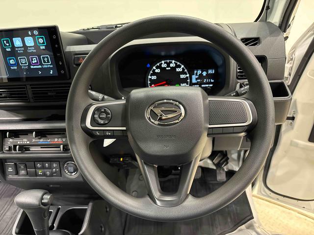 ハイゼットトラックハイルーフ９インチディスプレイオーディオ　ＬＥＤヘッドランプ　トップシェイドガラス　運転席ＳＲＳエアバック　バックソナー　電動式パワーステアリング　ＡＭ／ＦＭラジオ　あゆみ板掛けテールゲート　ＶＳＣ＆ＴＲＣ（広島県）の中古車