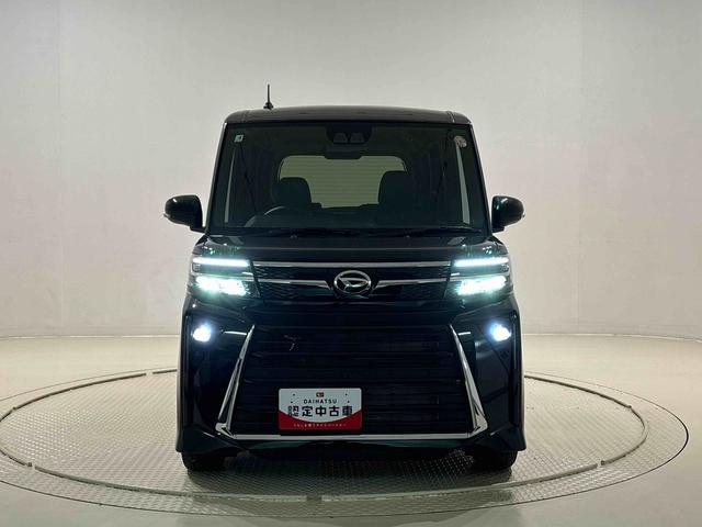 タントカスタムＲＳＬＥＤオートライト　パワースライドドアウェルカムオープン機能　電動パーキングブレーキ　運転席助手席シートヒーター　アルミホイール　キーフリーシステム　　オート電動格納式ドアミラー（広島県）の中古車