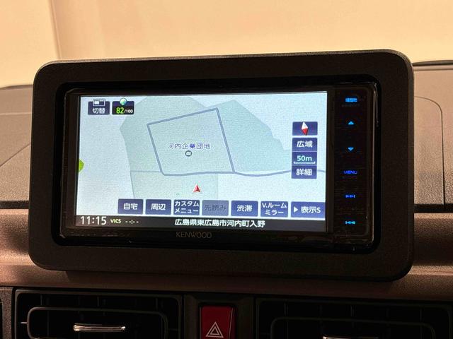 ムーヴキャンバスセオリーＧ　カーナビ　バックカメラ付きＬＥＤオートライト・フォグランプ　電動パーキングブレーキ　プッシュボタンスタート　セキュリティアラーム　バックカメラ　両側パワースライドドアウエルカムオープン機能　オート電動格納式ドアミラー（広島県）の中古車