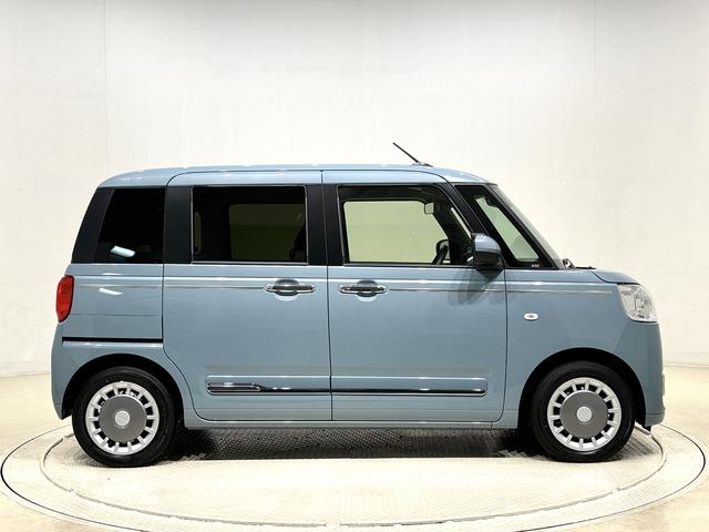 ムーヴキャンバスセオリーＧ　カーナビ　バックカメラ付きＬＥＤオートライト・フォグランプ　電動パーキングブレーキ　プッシュボタンスタート　セキュリティアラーム　バックカメラ　両側パワースライドドアウエルカムオープン機能　オート電動格納式ドアミラー（広島県）の中古車