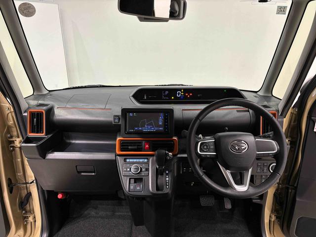 タントファンクロスターボ　ナビ　バックモニター対応　ＥＴＣ車載器ＬＥＤオートライト　パワースライドドアウェルカムオープン機能　電動格納式ドアミラー　助手席ロングスライド　助手席イージークローザー　　セキュリティアラーム　キーフリーシステム（広島県）の中古車