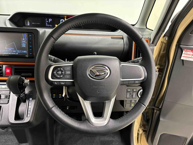 タントファンクロスターボ　ナビ　バックモニター対応　ＥＴＣ車載器ＬＥＤオートライト　パワースライドドアウェルカムオープン機能　電動格納式ドアミラー　助手席ロングスライド　助手席イージークローザー　　セキュリティアラーム　キーフリーシステム（広島県）の中古車