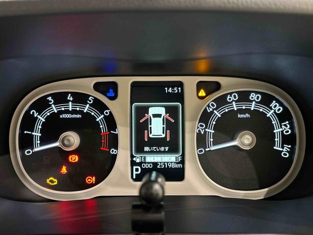 ムーヴキャンバスストライプスＧターボ　カーナビ　バックモニター　キーフリー電動パーキングブレーキ　後席両側パワースライドドア　運転席・助手席シートヒーター　ＬＥＤヘッドライト・フォグランプ　オートライト　サイドエアバッグ　アイドリングストップ機能（広島県）の中古車