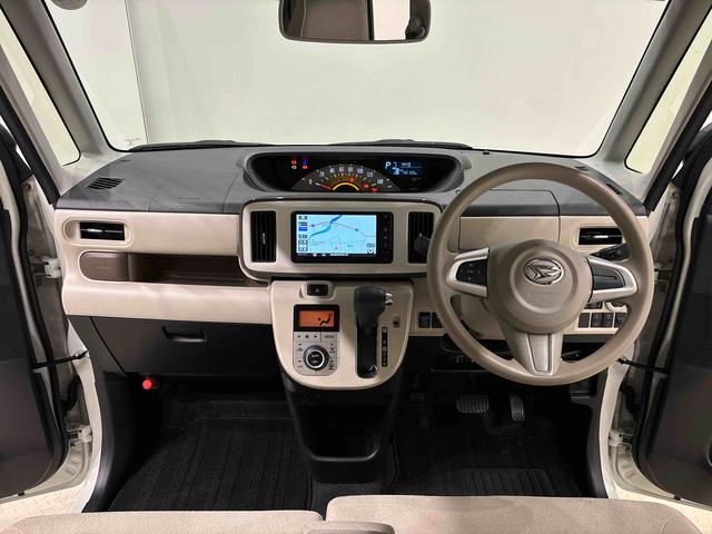 ムーヴキャンバスＸメイクアップリミテッド　ＳＡIII　ナビ　パノラマモニタードラレコ　ハロゲンライト　ＬＥＤフォグランプ　置き楽ボックス　オートライト　プッシュボタンスタート　セキュリティアラーム　パノラマモニター対応カメラ　両側パワースライドドア（広島県）の中古車