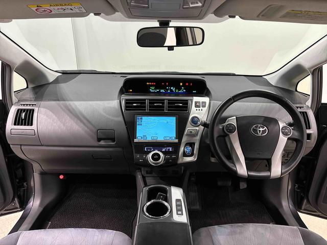 プリウスアルファＧツーリングセレクションナビゲーション　バックモニター　ＥＴＣ　オートエアコン　電動格納式ドアミラー　プッシュスタート　オートライト　フォグランプアルミホイール（広島県）の中古車