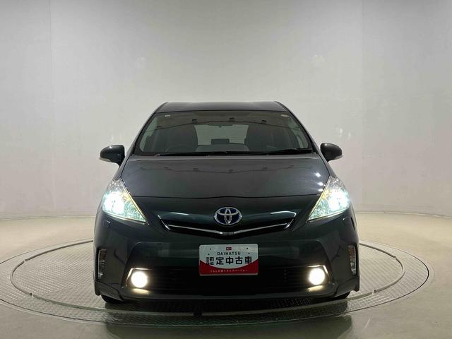 プリウスアルファＧツーリングセレクションナビゲーション　バックモニター　ＥＴＣ　オートエアコン　電動格納式ドアミラー　プッシュスタート　オートライト　フォグランプアルミホイール（広島県）の中古車