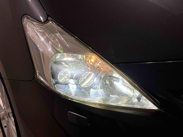 プリウスアルファＧツーリングセレクションナビゲーション　バックモニター　ＥＴＣ　オートエアコン　電動格納式ドアミラー　プッシュスタート　オートライト　フォグランプアルミホイール（広島県）の中古車