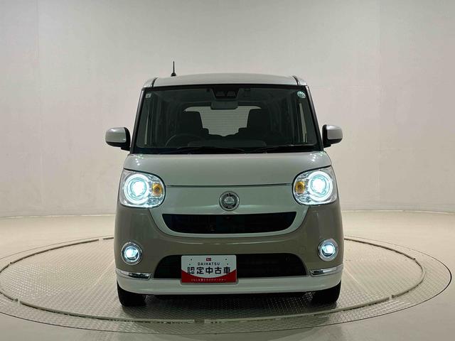 ムーヴキャンバスGブラックインテリアリミテッド SAIII ナビ ドラレコLEDヘッドランプ・フォグランプ 置き楽ボックス オートライト プッシュボタンスタート セキュリティアラーム パノラマモニター対応カメラ 両側パワースライドドア(広島県)の中古車