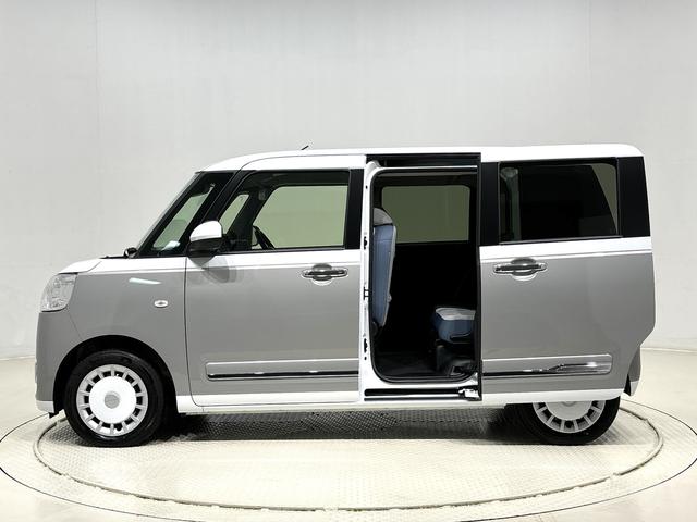 ムーヴキャンバスストライプスGLEDオートライト・フォグランプ 電動パーキングブレーキ プッシュボタンスタート セキュリティアラーム バックカメラ 両側パワースライドドアウエルカムオープン機能 オート電動格納式ドアミラー(広島県)の中古車