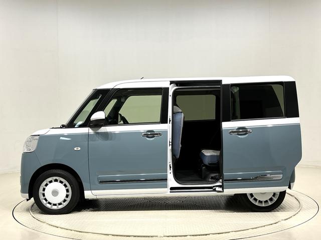 ムーヴキャンバスストライプスＧＬＥＤオートライト・フォグランプ　電動パーキングブレーキ　プッシュボタンスタート　セキュリティアラーム　バックカメラ　オート電動格納式ドアミラー　運（広島県）の中古車