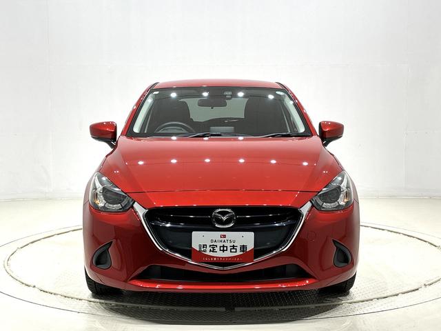 デミオ13Sツーリング 車検整備ナビ・ETC・ブラインドスポットモニター・オートエアコン・プッシュスタート・キーフリー・パワーウィンドウ・エアバッグ・アルミホイール(広島県)の中古車