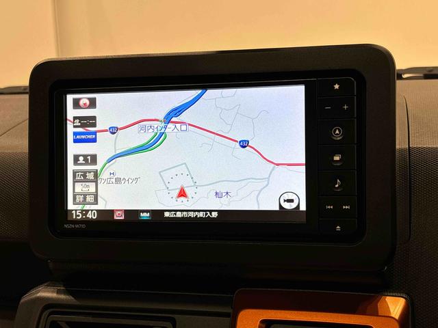 タフトＧターボ　ナビ　ＥＴＣ　ドラレコ　バックカメラスカイフィールトップ　ＬＥＤオートライト　オートハイビーム　フロントフォグランプ　運転席／助手席シートヒーター　プッシュボタンスタート　キーフリーシステム　電動パーキングブレーキ　アルミホイール（広島県）の中古車