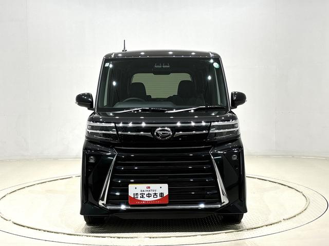 タントカスタムＲＳ　バックモニター対応カメラ　シートヒーターＬＥＤオートライト　パワースライドドアウェルカムオープン機能　電動パーキングブレーキ　運転席助手席シートヒーター　アルミホイール　キーフリーシステム　　オート電動格納式ドアミラー（広島県）の中古車